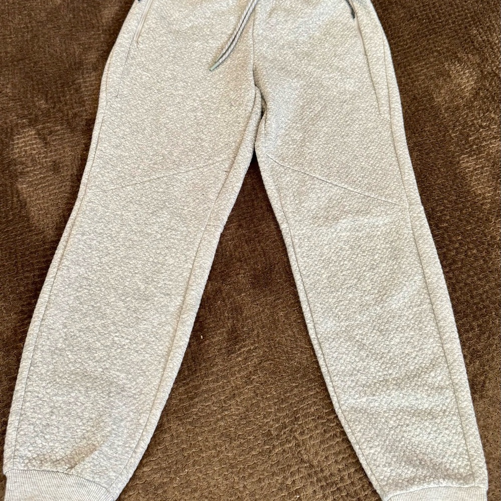 Men’s  GreyQuilted Jogger Pants